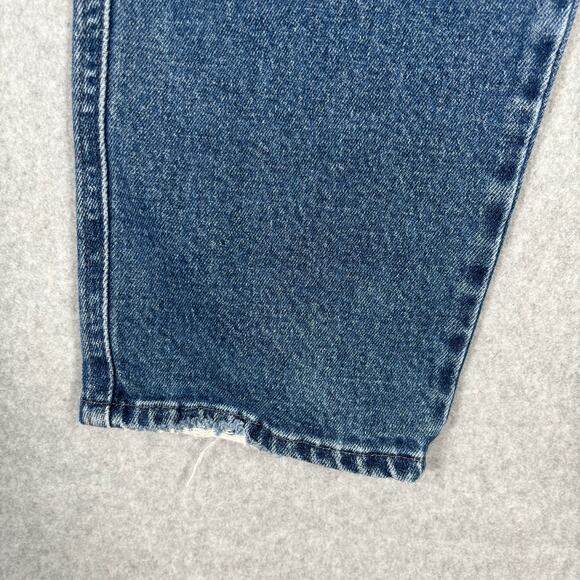 Vintage 90s Lee Jeans Womens 10 Mom Tapered High Rise Distressed Fade Worn 30x29 - Picture 4 of 14